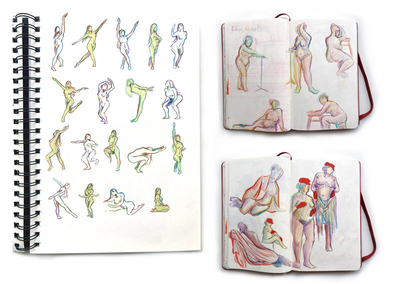 Sketchbook pages