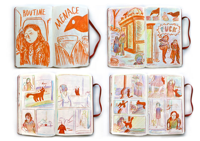 Sketchbook pages