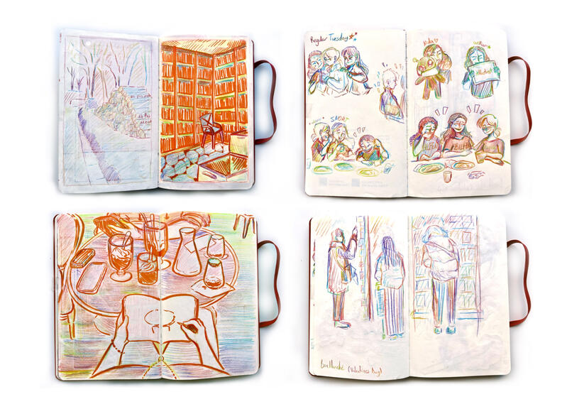 Sketchbook pages
